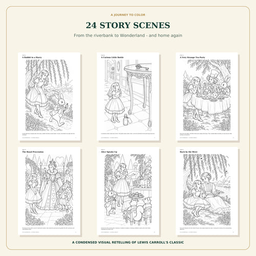 Alice in Wonderland: A Coloring Chronicle