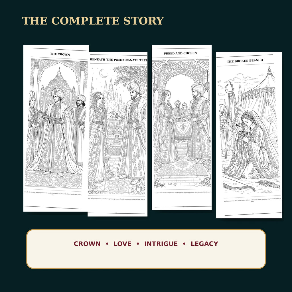 Hürrem & Suleiman: A Coloring-Book Chronicle