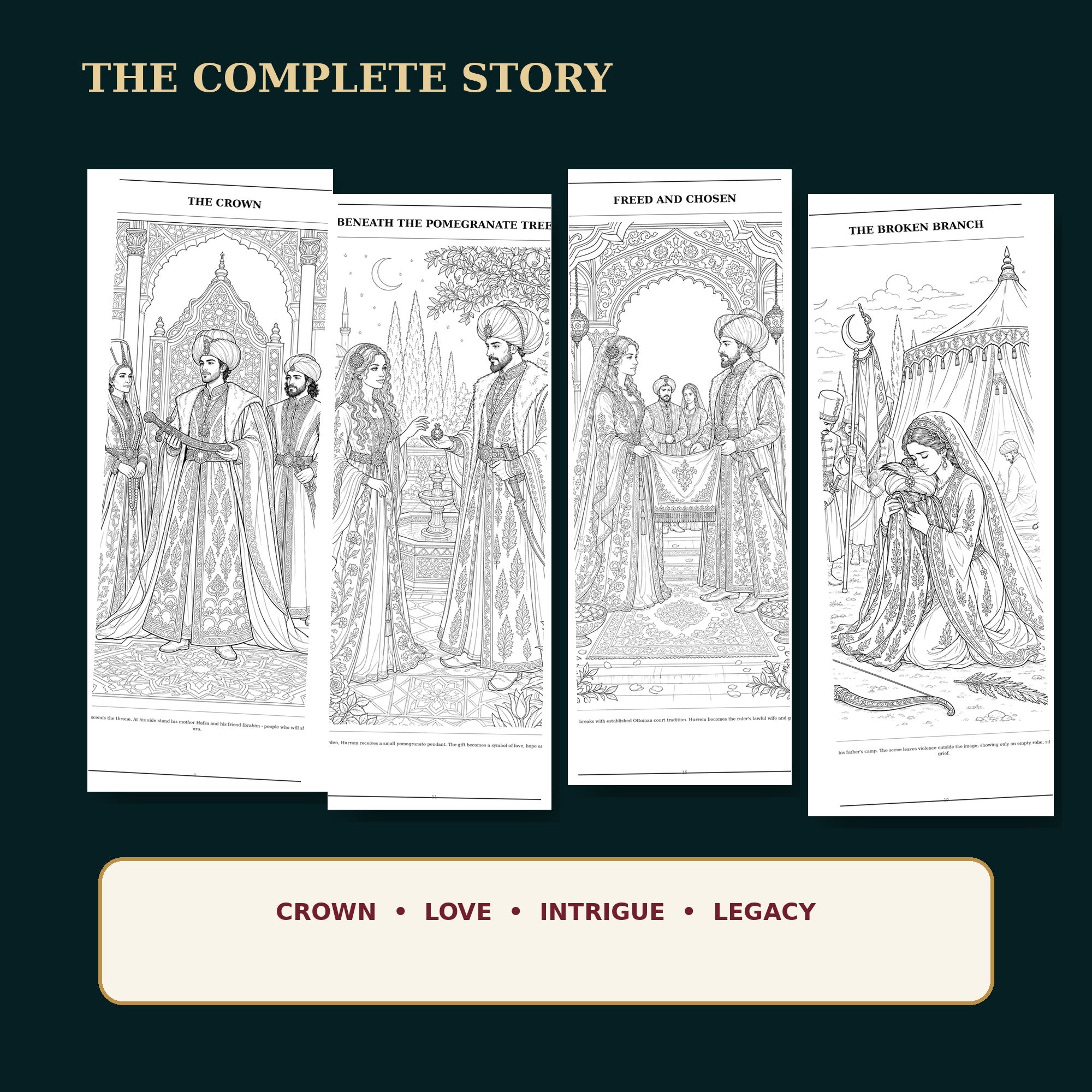 Hürrem & Suleiman: A Coloring-Book Chronicle