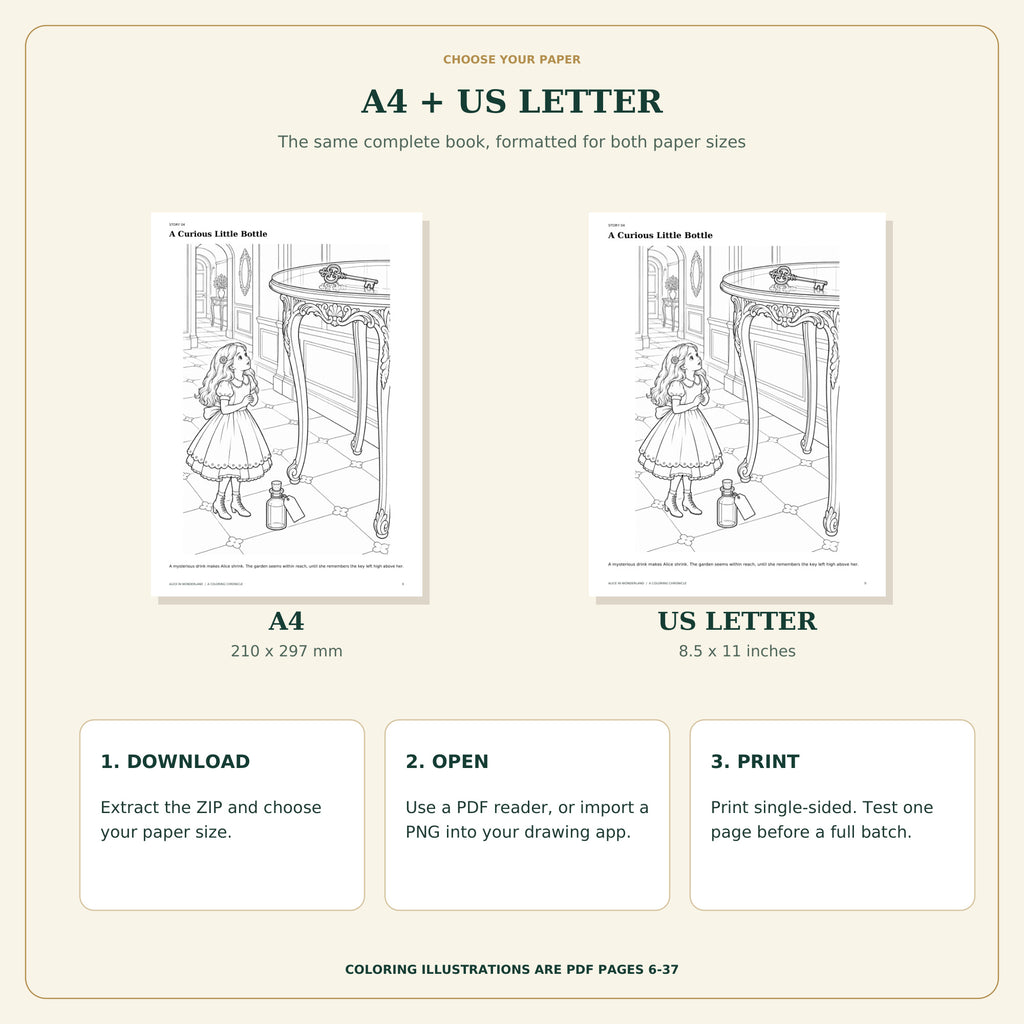 Alice in Wonderland: A Coloring Chronicle