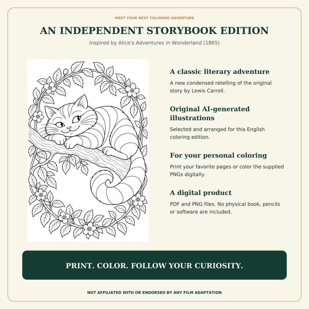 Alice in Wonderland: A Coloring Chronicle