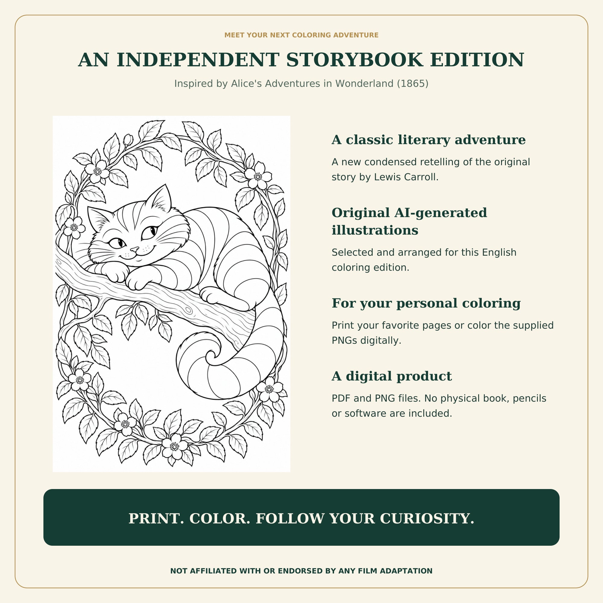 Alice in Wonderland: A Coloring Chronicle